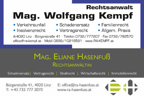 Rechtsanwalt Mag. Wolfgang kempf